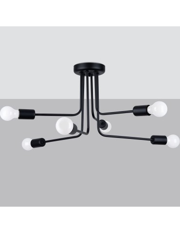 Sollux Chandelier NORAH 6 black SL.1452 - product 2