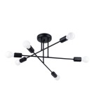 Chandeliers - Sollux Chandelier NORAH 6R black SL.1453 - product 1