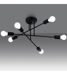 Chandeliers - Sollux Chandelier NORAH 6R black SL.1453 - product 3