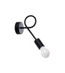 Wall lamps - Sollux Wall lamp LEVAR black SL.1454 - product 1