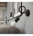 Wall lamps - Sollux Wall lamp LEVAR black SL.1454 - product 6