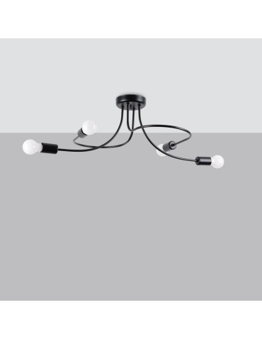 Sollux Chandelier LEVAR 4 black SL.1455 - product 2