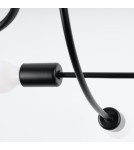 Chandeliers - Sollux Chandelier LEVAR 6 black SL.1456 - product 4