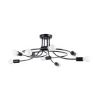Chandeliers - Sollux Chandelier LEVAR 8 black SL.1457 - product 1