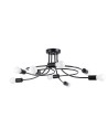 Sollux Chandelier LEVAR 8 black SL.1457