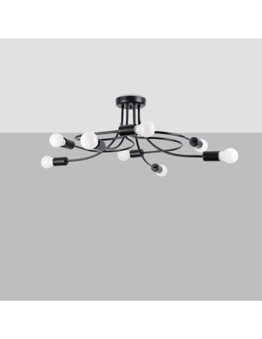 Sollux Chandelier LEVAR 8 black SL.1457 - product 2