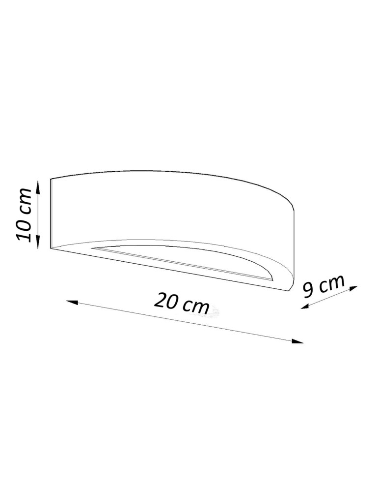 Wall lamps - Sollux Ceramic wall lamp ATENA 20 SL.1458 - product kolory-swiatla.pl 4