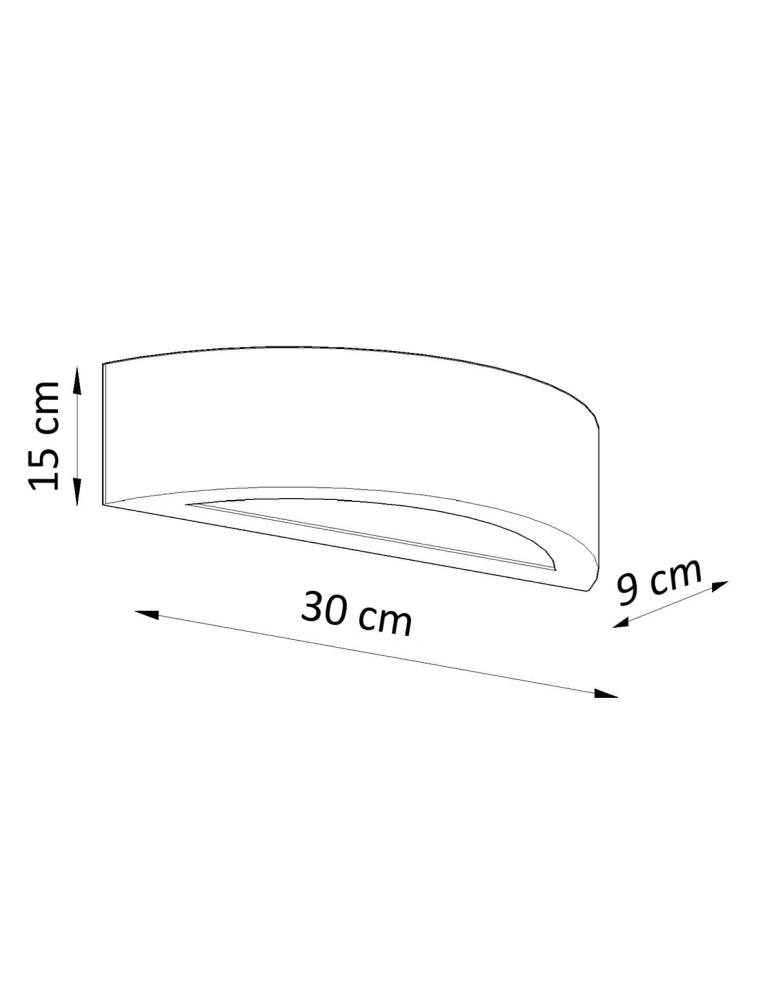 Wall lamps - Sollux Ceramic wall lamp ATENA 30 SL.1459 - product kolory-swiatla.pl 4