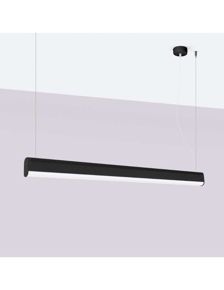 Pendant lamps - Thoro FARGE pendant lamp black LED 4000K TH.301 - product kolory-swiatla.pl 2