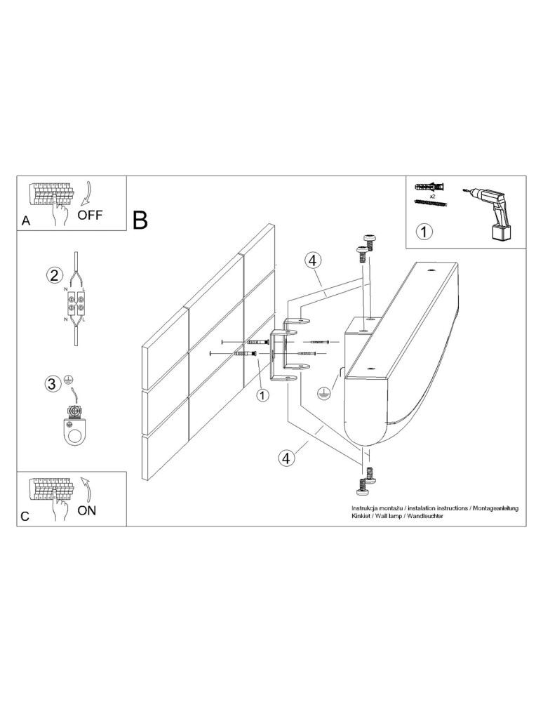Wall lamps - Thoro Wall lamp JORUN white LED 3000K TH.310 - product kolory-swiatla.pl 11