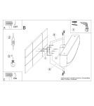 Wall lamps - Thoro Wall lamp JORUN black LED 3000K TH.311 - product 11