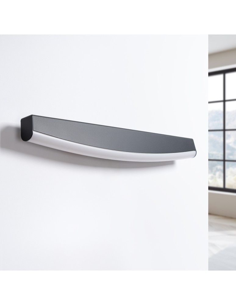 Wall lamps - Thoro Wall lamp JORUN black LED 4000K TH.314 - product kolory-swiatla.pl 4