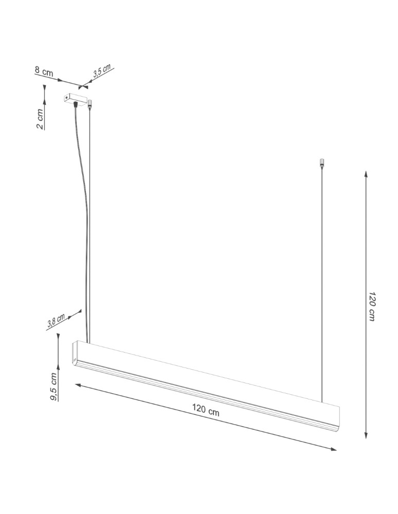 Pendant lamps - Thoro pendant lamp LYKKE 120 LED 4000K TH.323 - product kolory-swiatla.pl 11