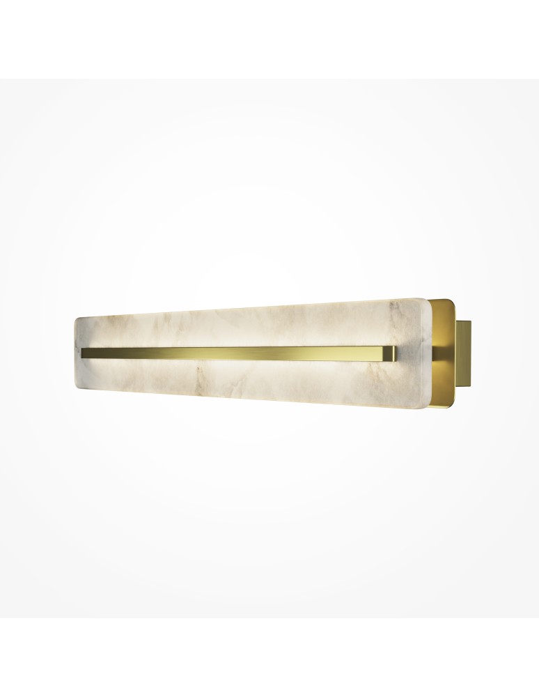 Glamour wall lamps - Maytoni Albatre LED wall lamp 250lm 3000K Brass MOD366WL-L14BS3K. - product kolory-swiatla.pl 2