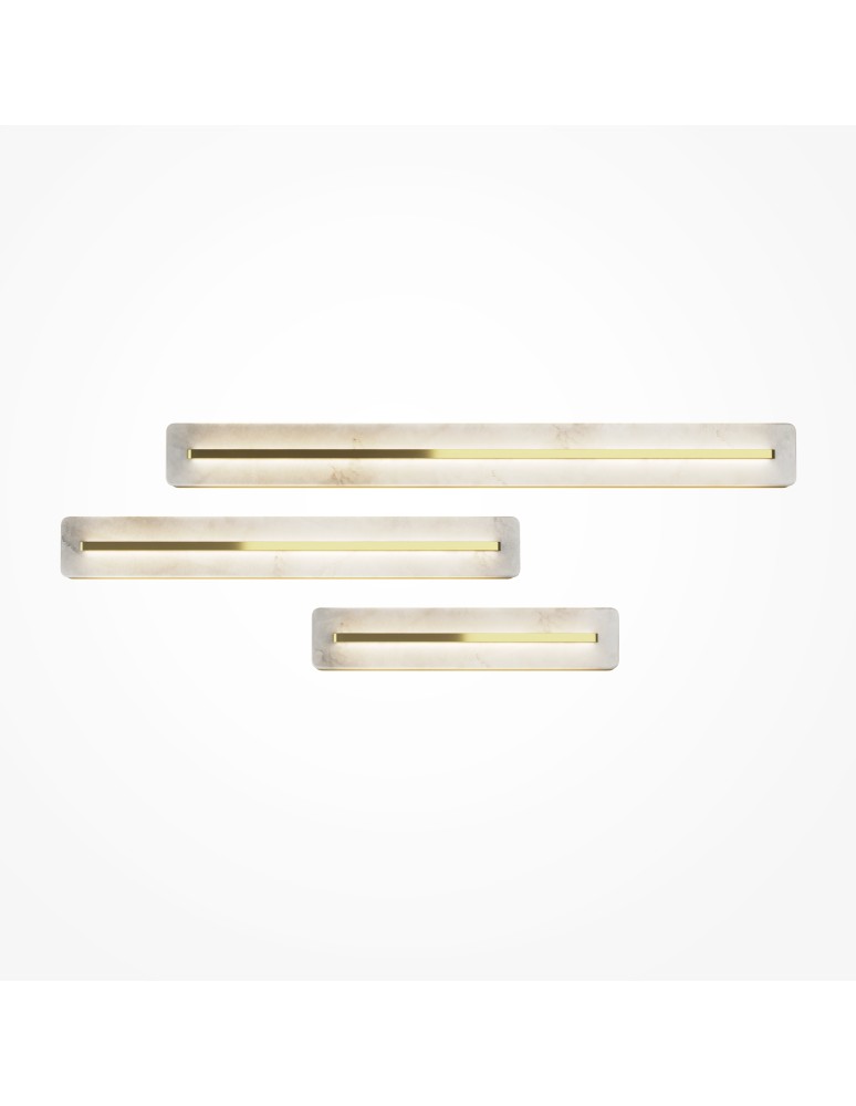 Glamour wall lamps - Maytoni Albatre LED wall lamp 250lm 3000K Brass MOD366WL-L14BS3K. - product kolory-swiatla.pl 5