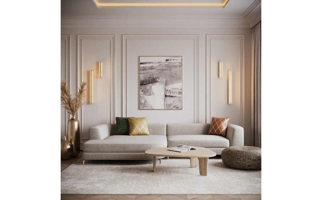 Maytoni Albatre Lampa ścienna LED 250lm 3000K Mosiądz MOD366WL-L14BS3K