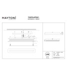 Glamour wall lamps - Maytoni Albatre LED wall lamp 250lm 3000K Brass MOD366WL-L14BS3K. - product 16