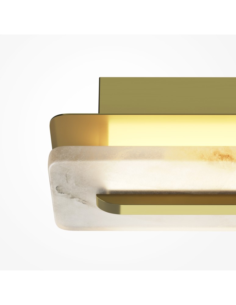 Glamour wall lamps - Maytoni Albatre LED wall lamp 300lm 3000K Brass MOD366WL-L18BS3K. - product kolory-swiatla.pl 6