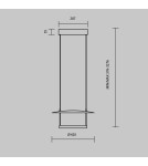 Designer pendant lamps - Maytoni Ambience LED pendant lamp 1000lm 3000K Black MOD280PL-L23B3K1 - product 2