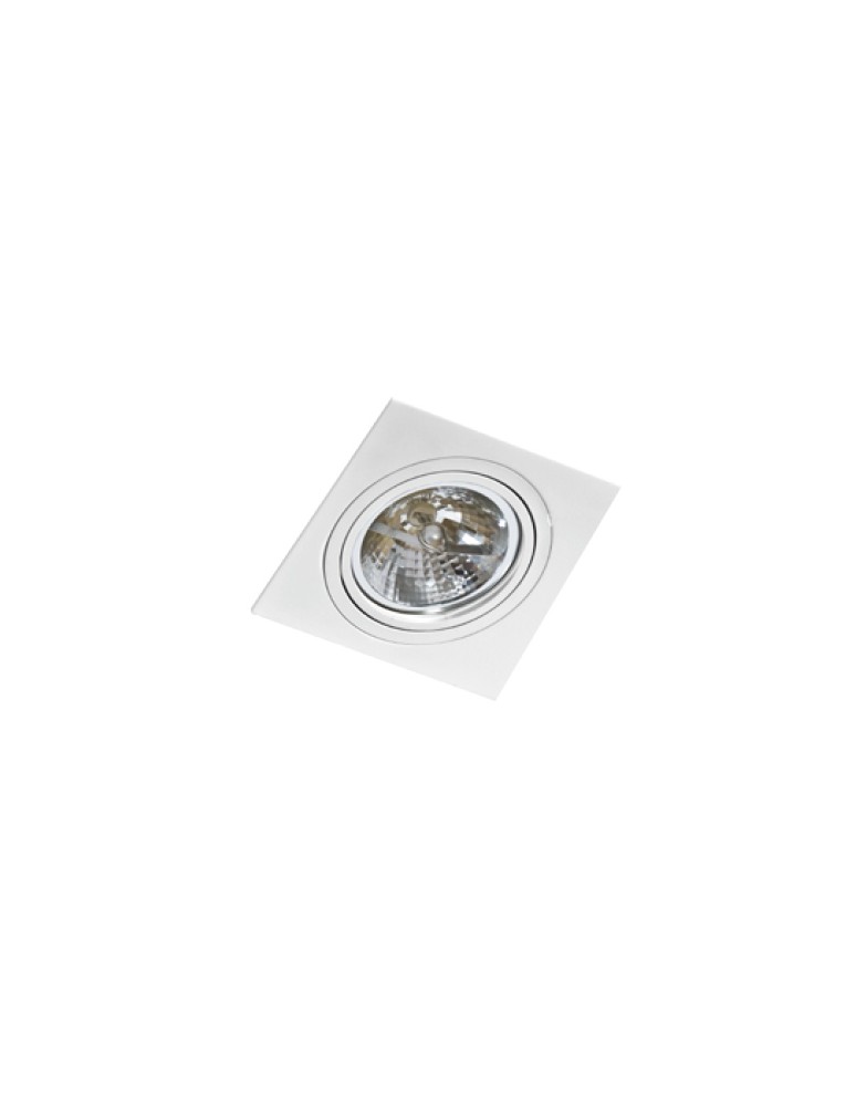 Flush-mounted directional lights - Azzardo SIRO 1 WHITE 1xES111 Recessed White AZ0768 - product kolory-swiatla.pl 1