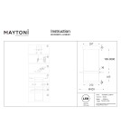 Designer pendant lamps - Maytoni Ambience LED pendant lamp 1000lm 3000K Black MOD280PL-L23B3K1 - product 7