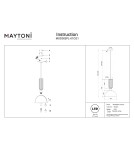 Single pendant lamps - Maytoni Antic Pendant Lamp 1xE27, LED 510lm 2700K Gold MOD302PL-01CG1 - product 7