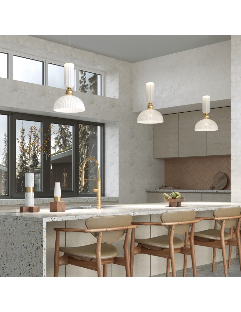 Single pendant lamps - Maytoni Antic Pendant Lamp 1xE27, LED 510lm 2700K Gold MOD302PL-01W1 - product kolory-swiatla.pl 3