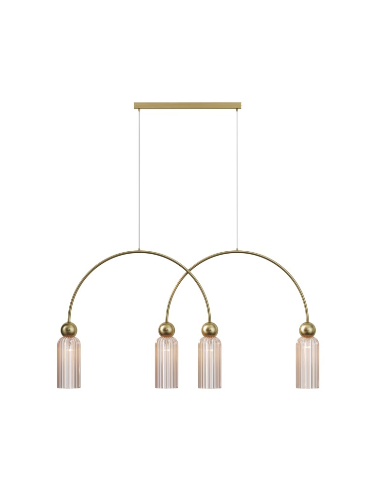 Pendant lamps over the island - Maytoni Antic Pendant lamp 4xE14 Gold MOD302PL-04CG - product kolory-swiatla.pl 1
