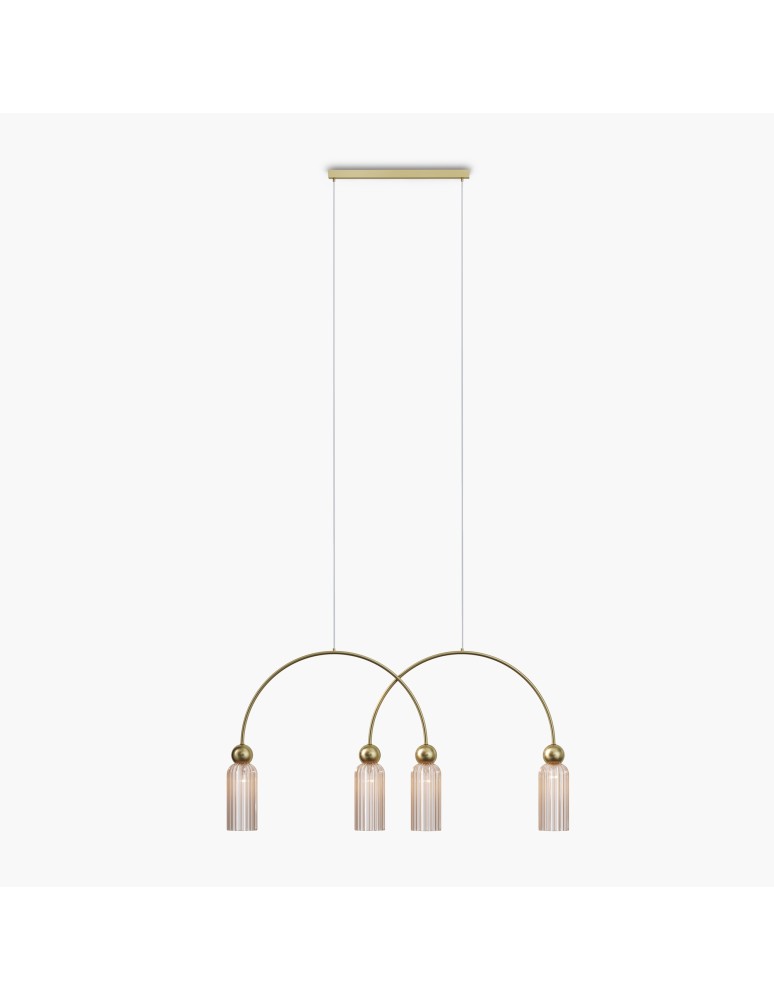 Pendant lamps over the island - Maytoni Antic Pendant lamp 4xE14 Gold MOD302PL-04CG - product kolory-swiatla.pl 4