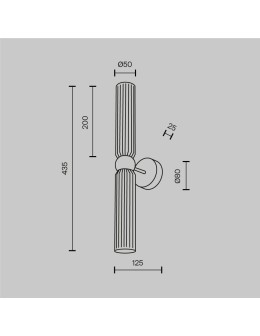 Maytoni Antic Lampa ścienna 2xG9 Złoto MOD302WL-02GR1 - produkt 2