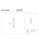 Double wall lamps - Maytoni Antic Wall lamp 2xG9 Gold MOD302WL-02GR1 - product 5