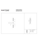 Double wall lamps - Maytoni Antic Wall lamp 2xG9 Gold MOD302WL-02W1 - product 5