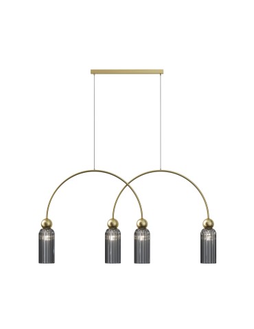 Maytoni Antic Pendant Lamp 4xE14 Gold MOD302PL-04GR