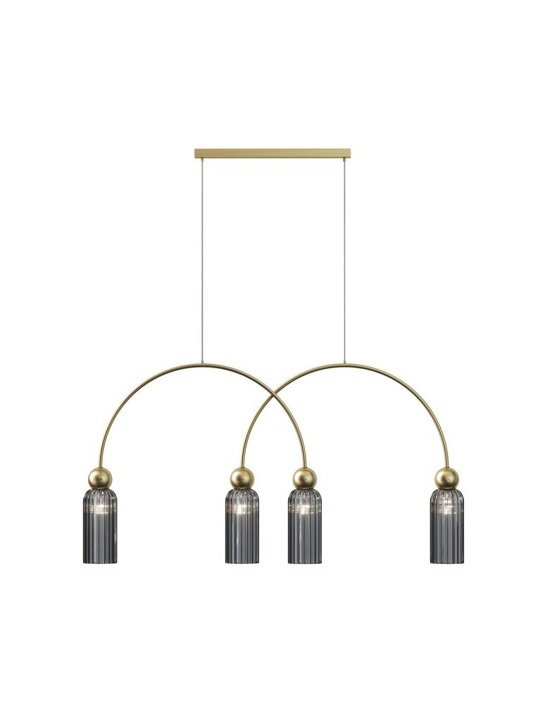 Pendant lamps over the island - Maytoni Antic Pendant Lamp 4xE14 Gold MOD302PL-04GR - product kolory-swiatla.pl 1