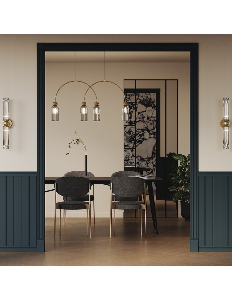 Pendant lamps over the island - Maytoni Antic Pendant Lamp 4xE14 Gold MOD302PL-04GR - product kolory-swiatla.pl 3