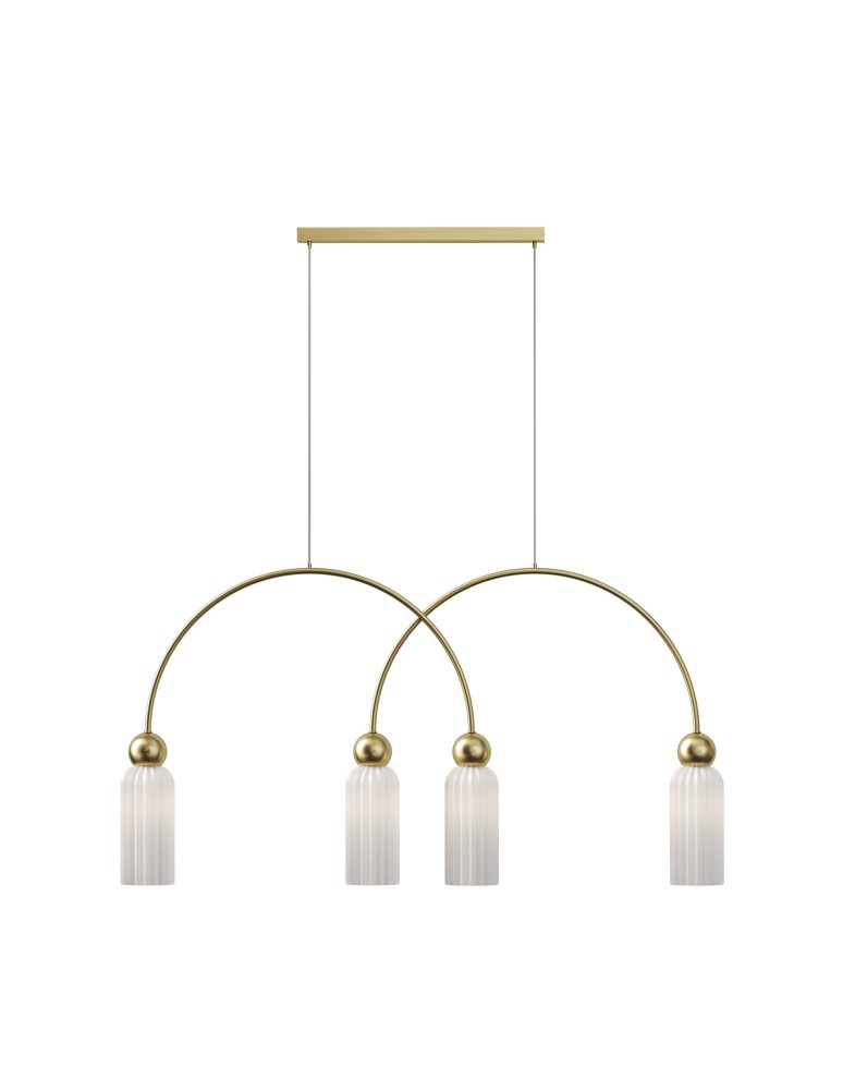 Pendant lamps over the island - Maytoni Antic Pendant Lamp 4xE14 Gold MOD302PL-04W - product kolory-swiatla.pl 1
