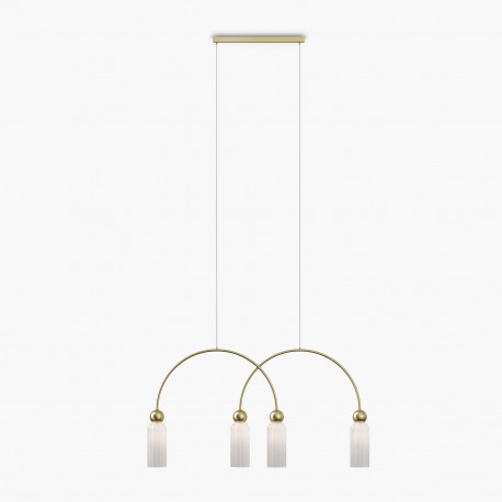 Maytoni Antic Lampa wisząca 4xE14 Złoto MOD302PL-04W