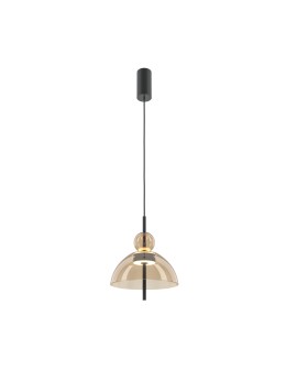 Maytoni Bangkok LED pendant lamp 1500lm 3000K Black MOD185PL-L12CG3K1