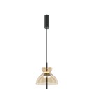 Single pendant lamps - Maytoni Bangkok LED pendant lamp 1500lm 3000K Black MOD185PL-L12CG3K2 - product 1