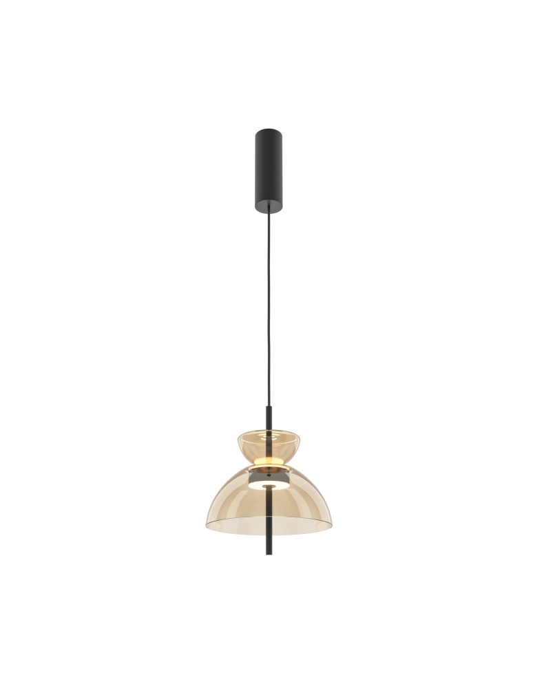 Single pendant lamps - Maytoni Bangkok LED pendant lamp 1500lm 3000K Black MOD185PL-L12CG3K2 - product kolory-swiatla.pl 1