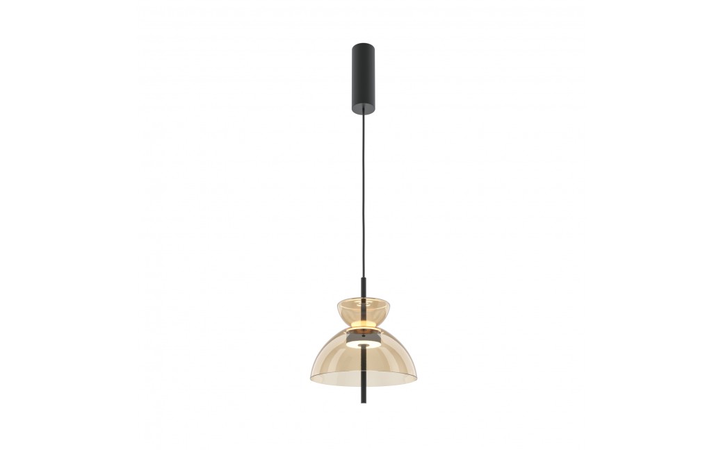 Maytoni Bangkok Lampa wisząca LED 1500lm 3000K Czarny MOD185PL-L12CG3K2