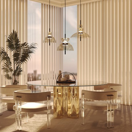 Maytoni Bangkok Lampa wisząca LED 1500lm 3000K Czarny MOD185PL-L12CG3K2
