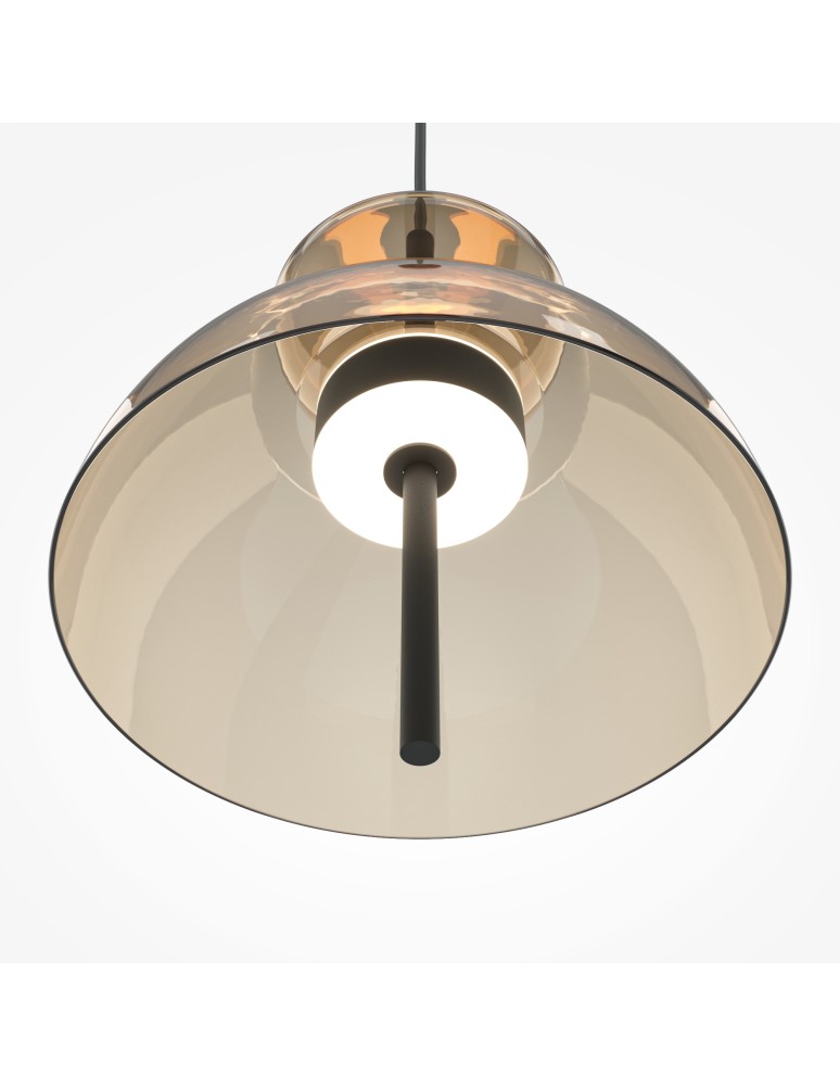 Single pendant lamps - Maytoni Bangkok LED pendant lamp 1500lm 3000K Black MOD185PL-L12CG3K2 - product kolory-swiatla.pl 5