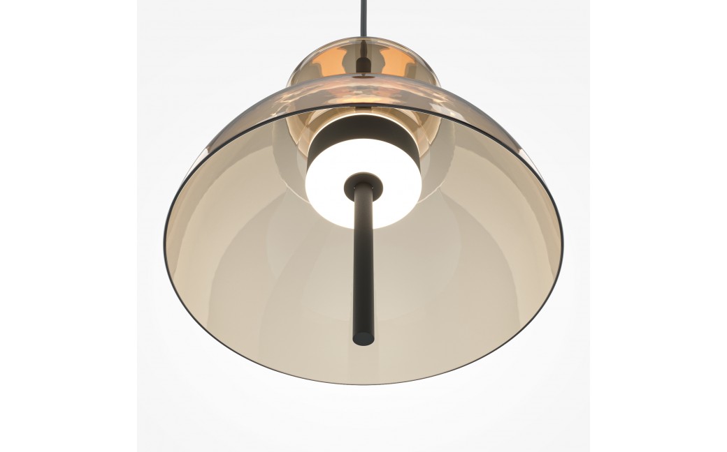 Maytoni Bangkok Lampa wisząca LED 1500lm 3000K Czarny MOD185PL-L12CG3K2