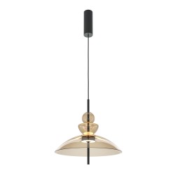 Maytoni Bangkok Lampa wisząca LED 1500lm 3000K Czarny MOD185PL-L12CG3K3