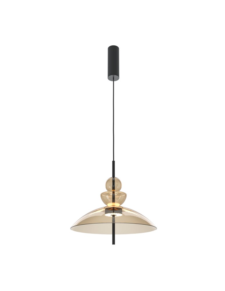 Single pendant lamps - Maytoni Bangkok LED pendant lamp 1500lm 3000K Black MOD185PL-L12CG3K3. - product kolory-swiatla.pl 1
