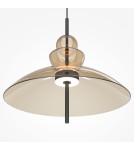 Single pendant lamps - Maytoni Bangkok LED pendant lamp 1500lm 3000K Black MOD185PL-L12CG3K3. - product 5