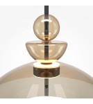 Single pendant lamps - Maytoni Bangkok LED pendant lamp 1500lm 3000K Black MOD185PL-L12CG3K3. - product 6