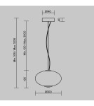 Single pendant lamps - Maytoni Bruma LED pendant lamp 1500lm 2700K Chrome MOD397PL-L12CH2.7K - product 2