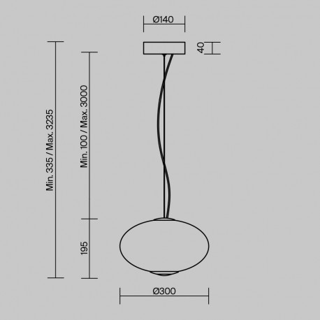 Maytoni Bruma Lampa wisząca LED 1500lm 2700K Chrom MOD397PL-L12CH2.7K